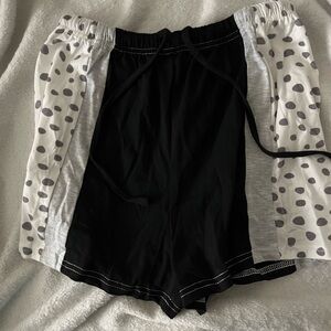 Black and White Polka Dot Women's Shorts